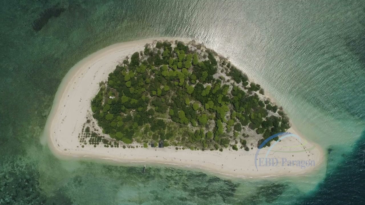 Tabuhan Island aerial view